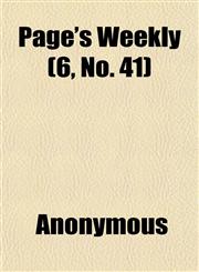 Page's Weekly (6, No. 41),1152475959,9781152475953