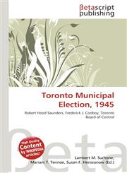 Toronto Municipal Election, 1945,6134501875,9786134501873