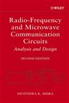 Radio-Frequency and Microwave Communication Circuits Analysis and Design 2nd Edition,0471478733,9780471478737