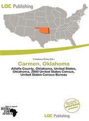 Carmen, Oklahoma,6201428186,9786201428188