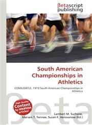 South American Championships in Athletics,6134843792,9786134843799