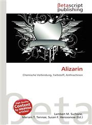 Alizarin,6134483710,9786134483711