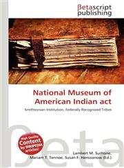 National Museum of American Indian act,6136290332,9786136290331