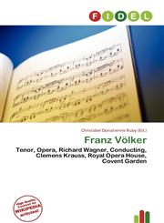 Franz Völker,6136649799,9786136649795