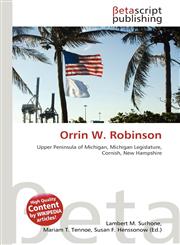 Orrin W. Robinson,6136409682,9786136409689