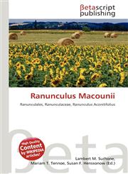 Ranunculus Macounii,613483162X,9786134831628