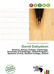 David Dabydeen,613726744X,9786137267448