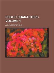 Public characters Volume 1,1234186330,9781234186333