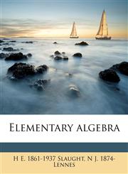 Elementary algebra,1176578987,9781176578982