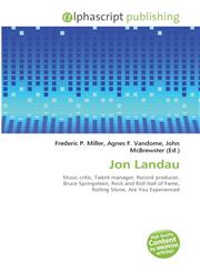 Jon Landau,6131639051,9786131639050