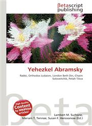 Yehezkel Abramsky,6130912188,9786130912185