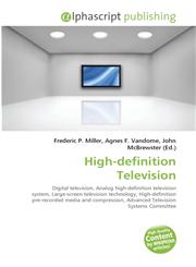 High-definition Television,6130033346,9786130033347