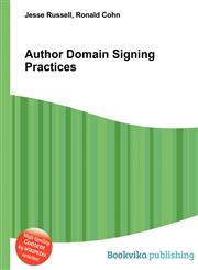 Author Domain Signing Practices,5512643932,9785512643938