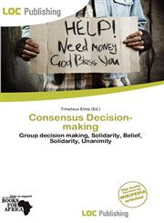 Consensus Decision-making,6201483152,9786201483156