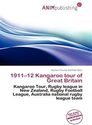 1911-12 Kangaroo tour of Great Britain,6136691604,9786136691602
