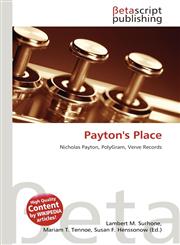 Payton's Place,6135085611,9786135085617