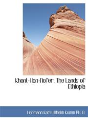 Khont-Hon-Nofer, The Lands of Ethiopia,1115584170,9781115584173