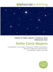 Delta Canis Majoris,6134387932,9786134387934