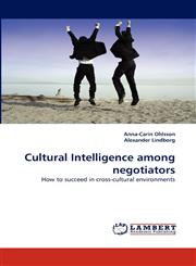Cultural Intelligence among negotiators,3838399048,9783838399041