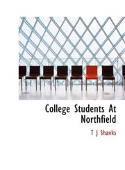College Students at Northfield,111732205X,9781117322056