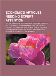 Economics articles needing expert attention Utility, X-efficiency, Economy of Pakistan, Damaged good, Interest,1233263714,9781233263714