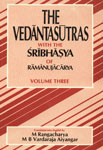 The Vedantasutras With the Sribhasya of Ramanujacarya Vol. 3,8121504600,9788121504607