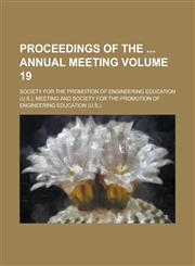 Proceedings of the Annual Meeting Volume 19,1153844001,9781153844000