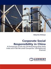 Corporate Social Responsibility in China,3838393090,9783838393094