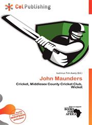 John Maunders,6201499903,9786201499904