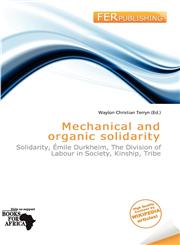 Mechanical and organic solidarity,6200165661,9786200165664