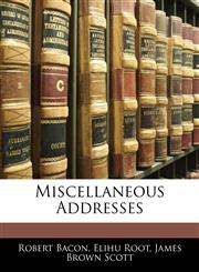 Miscellaneous Addresses,1145317065,9781145317062