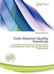 Colin Stephen Quality Handicap,6139606101,9786139606108