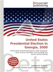 United States Presidential Election in Georgia, 2000,6134866741,9786134866743