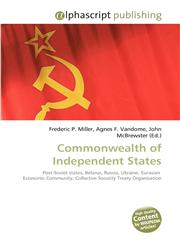 Commonwealth of Independent States,6130095686,9786130095680