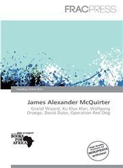 James Alexander McQuirter,6138188667,9786138188667