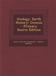 Geology Earth History: Genesis - Primary Source Edition,1294092863,9781294092865