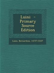 Luini  - Primary Source Edition,129565783X,9781295657834