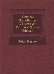Critical Miscellanies, Volume 2 - Primary Source Edition,1295007940,9781295007943