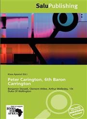 Peter Carington, 6th Baron Carrington,6139176417,9786139176410