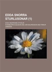 Edda Snorra Sturlusonar; Edda Snorronis Sturlaei Volume 1,1234054329,9781234054328