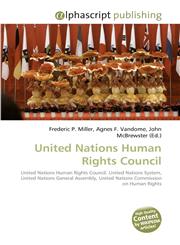 United Nations Human Rights Council,6130066686,9786130066680