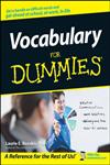 Vocabulary for Dummies,0764553933,9780764553936