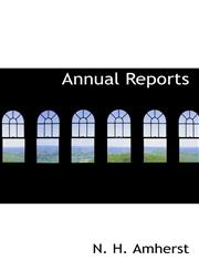 Annual Reports,1117761215,9781117761213