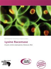 Lysine Racemase,6139375851,9786139375851
