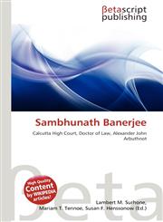 Sambhunath Banerjee,6135204629,9786135204629