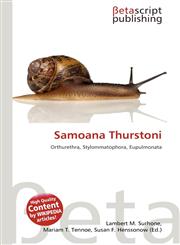 Samoana Thurstoni,6135309382,9786135309386