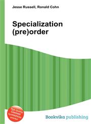 Specialization (Pre)Order,5512168835,9785512168837