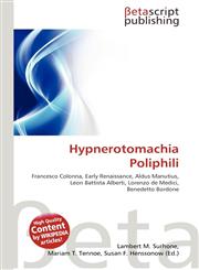 Hypnerotomachia Poliphili,6131307822,9786131307829