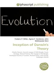 Inception of Darwin's Theory,6130220456,9786130220457