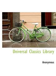 Universal Classics Library,1117429482,9781117429489